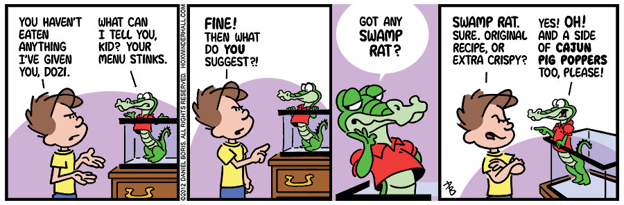 Hoxwinder Hall comic published 2012-09-09