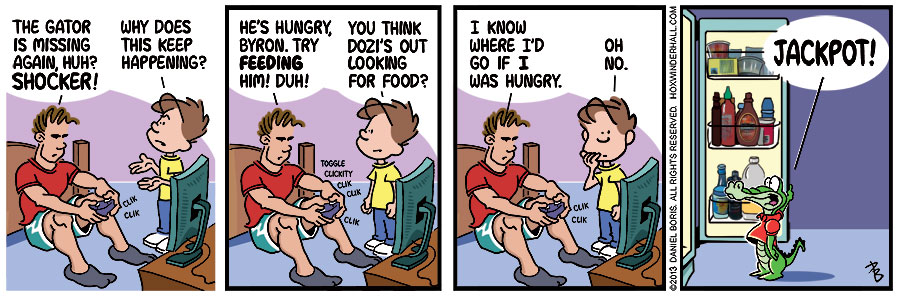 Hoxwinder Hall comic published 2013-01-05