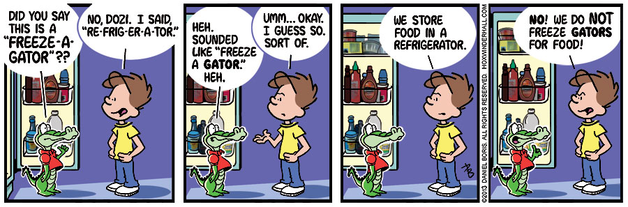Hoxwinder Hall comic published 2013-01-23